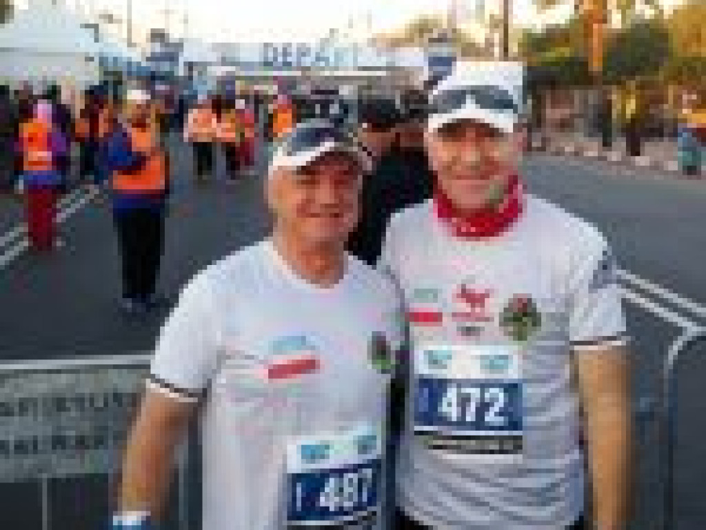 Piotr Dasios i Witold Kozioł na trasie 28 Maratonu w Marakeszu (zdjęcia)