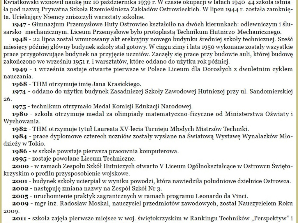 Niezwykła szkoła w dziejach Ostrowca. 95-lecie ostrowieckiej małej politechniki (zdjęcia)