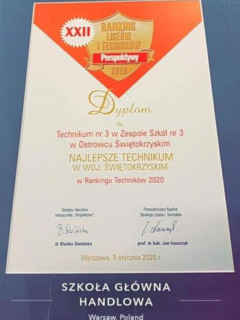 Nasze szkoły w ogólnopolskim rankingu. Wielki wyczyn ?Konarskiego?, sukcesy ?Chreptowicza? i THM