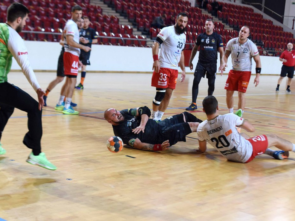 I liga piłki ręcznej mężczyzn. Grupa D. *KSZO Ostrowiec Świętokrzyski - Zagłębie Sosnowiec 23:26