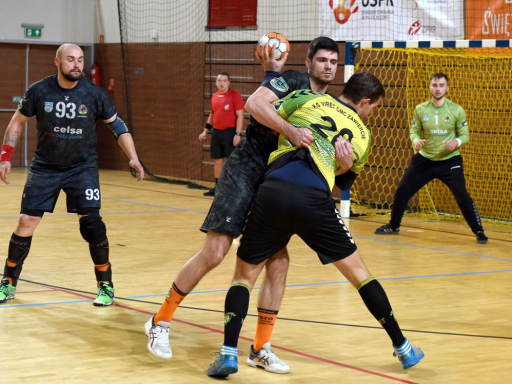 I liga piłki ręcznej ręcznej. Grupa D. *KSZO Ostrowiec Świętokrzyski - Viret Zawiercie 32:27