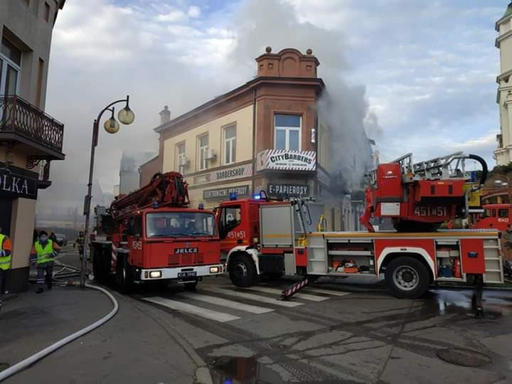 Pożar przy ulicy Kościelnej