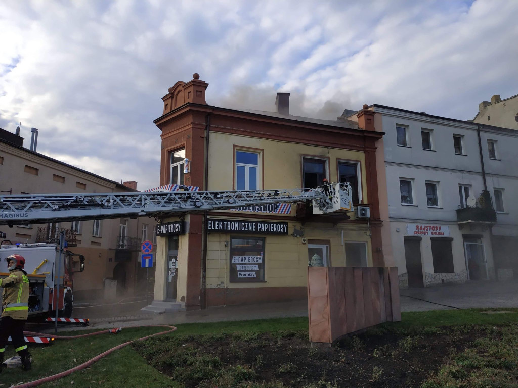 Pożar przy ulicy Kościelnej