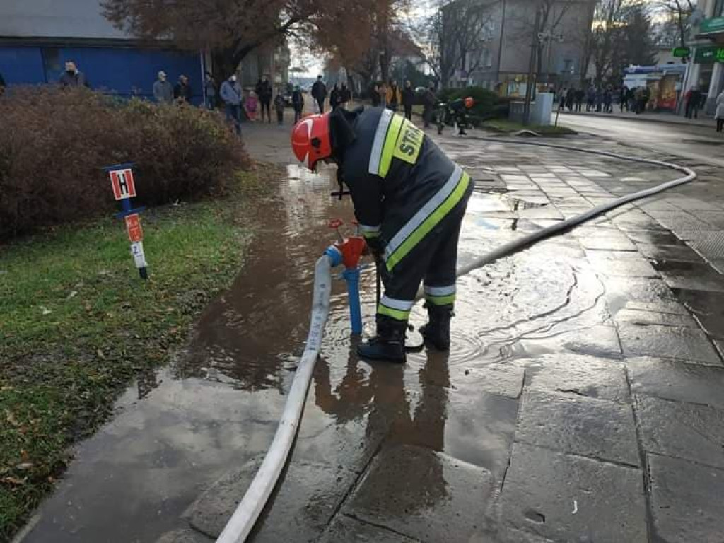Pożar przy ulicy Kościelnej