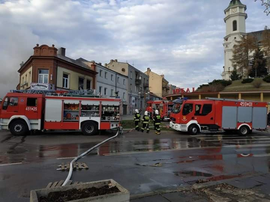 Pożar przy ulicy Kościelnej