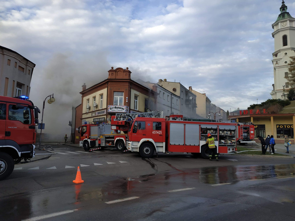 Pożar przy ulicy Kościelnej