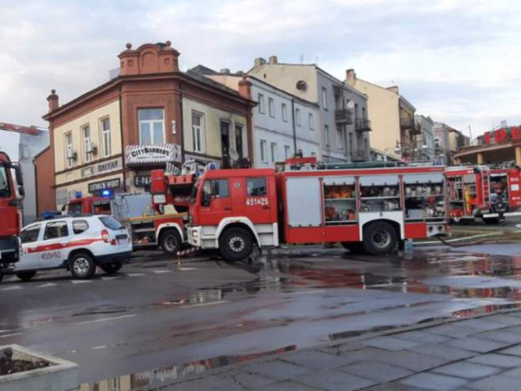 Pożar przy ulicy Kościelnej