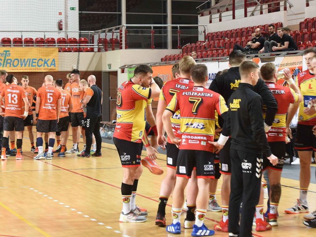 I liga piłki ręcznej mężczyzn. Grupa D. *KSZO Ostrowiec Świętokrzyski - Padwa Zamość 27:31