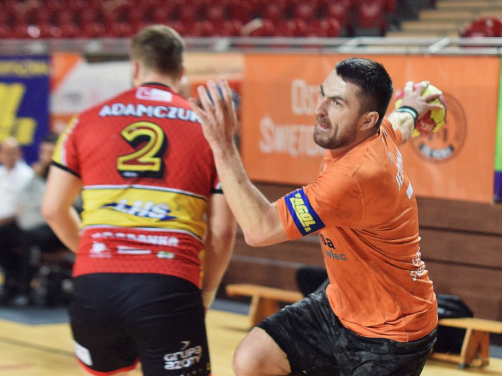 I liga piłki ręcznej mężczyzn. Grupa D. *KSZO Ostrowiec Świętokrzyski - Padwa Zamość 27:31