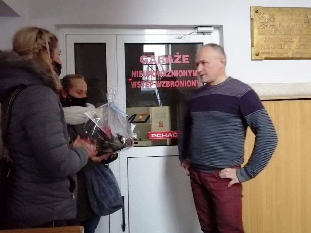 Z życzeniami dla służb ratowniczych i mieszkańców (zdjęcia)