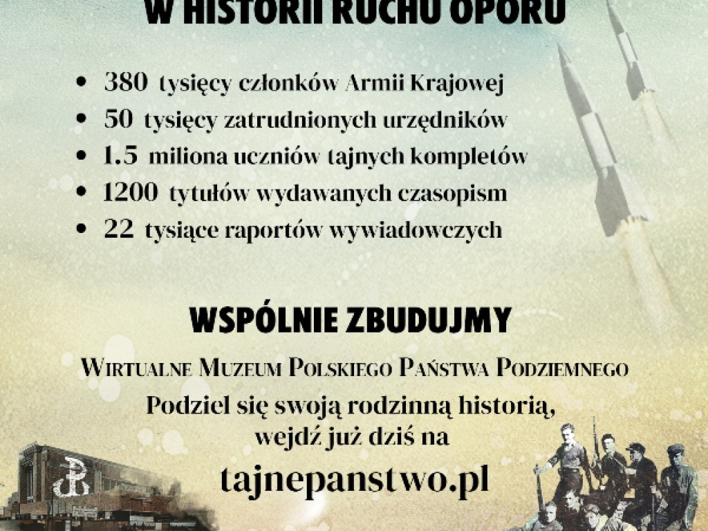 79. rocznica utworzenia Armii Krajowej. Powstaje Wirtualne Muzeum Polskiego Państwa Podziemnego