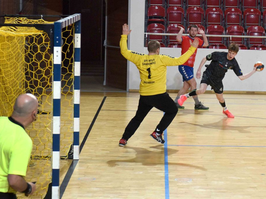 I liga piłki ręcznej mężczyzn. Grupa D. *KSZO Ostrowiec Świętokrzyski - Wisła Sandomierz 31:27
