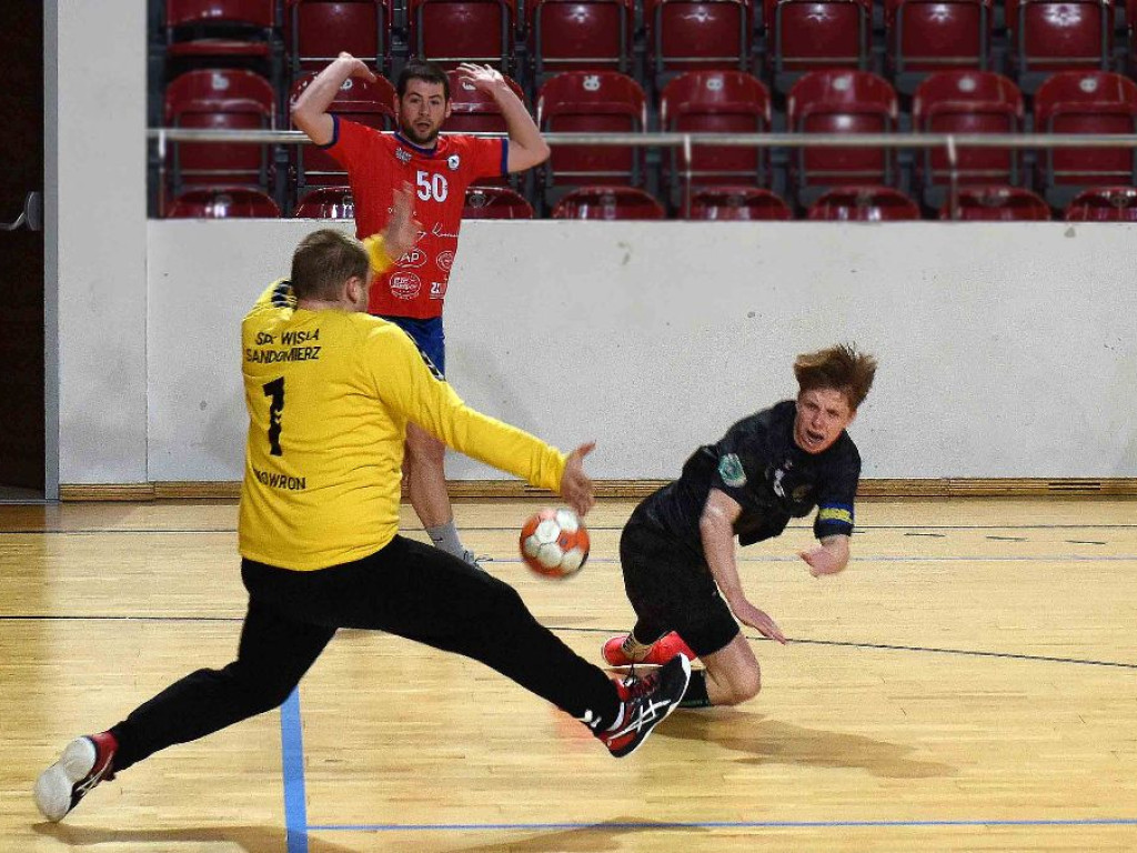 I liga piłki ręcznej mężczyzn. Grupa D. *KSZO Ostrowiec Świętokrzyski - Wisła Sandomierz 31:27