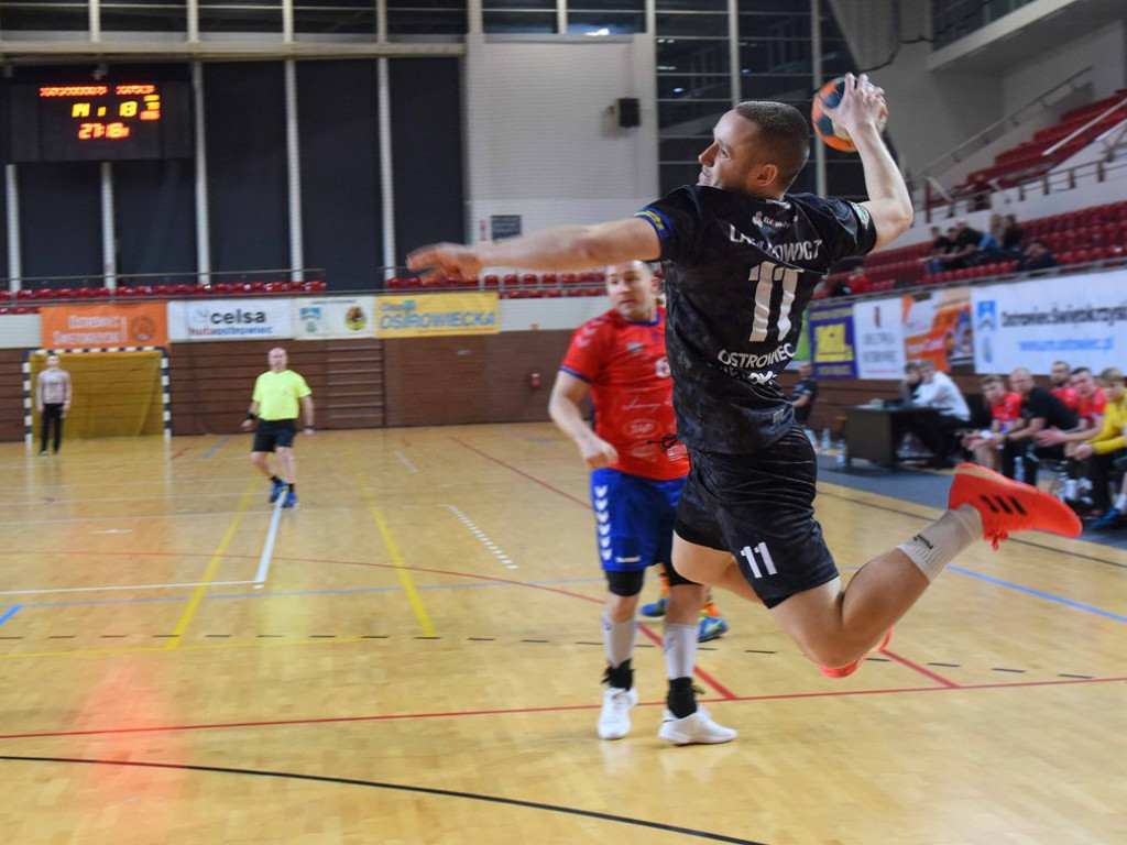 I liga piłki ręcznej mężczyzn. Grupa D. *KSZO Ostrowiec Świętokrzyski - Wisła Sandomierz 31:27