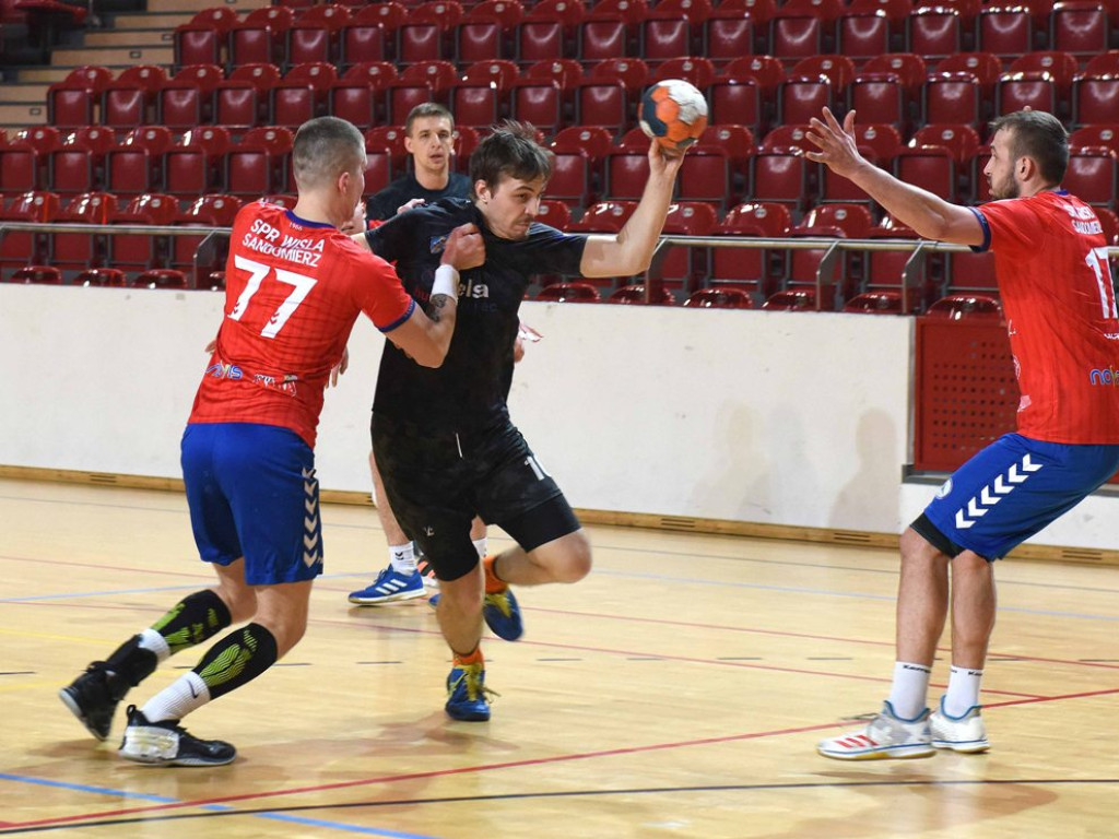 I liga piłki ręcznej mężczyzn. Grupa D. *KSZO Ostrowiec Świętokrzyski - Wisła Sandomierz 31:27