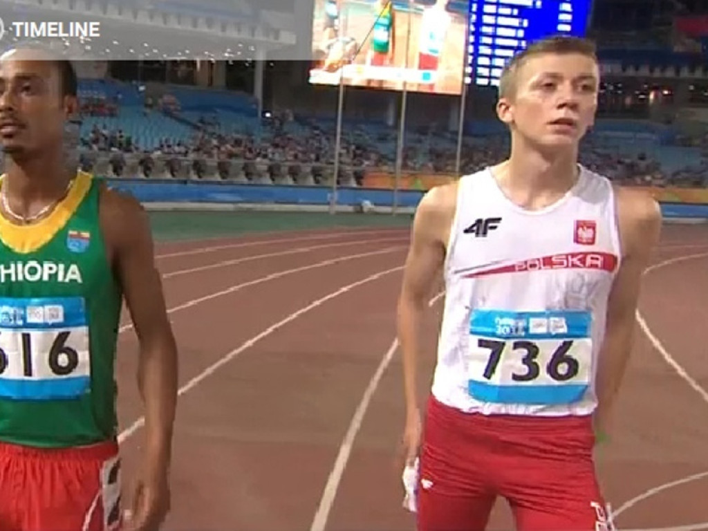 Kibicujemy Mateuszowi Borkowskiemu, naszemu olimpijczykowi! Niezwykły baner zawisł w Brodach