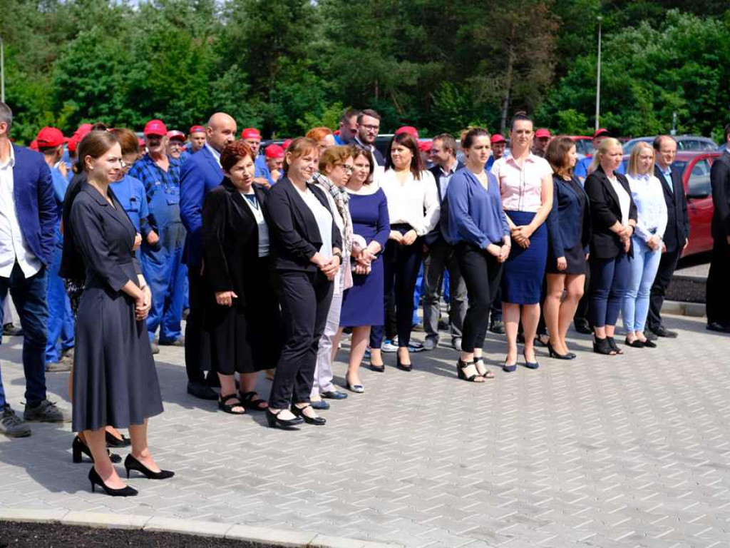 Otwarcie nowej hali firmy Elkom Trade