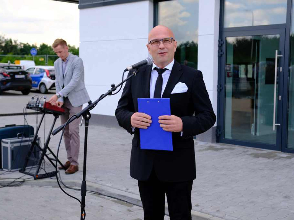 Otwarcie nowej hali firmy Elkom Trade