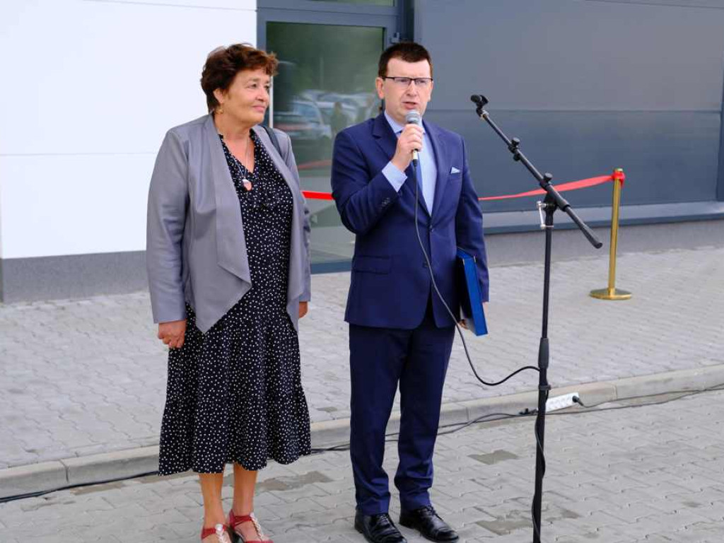 Otwarcie nowej hali firmy Elkom Trade