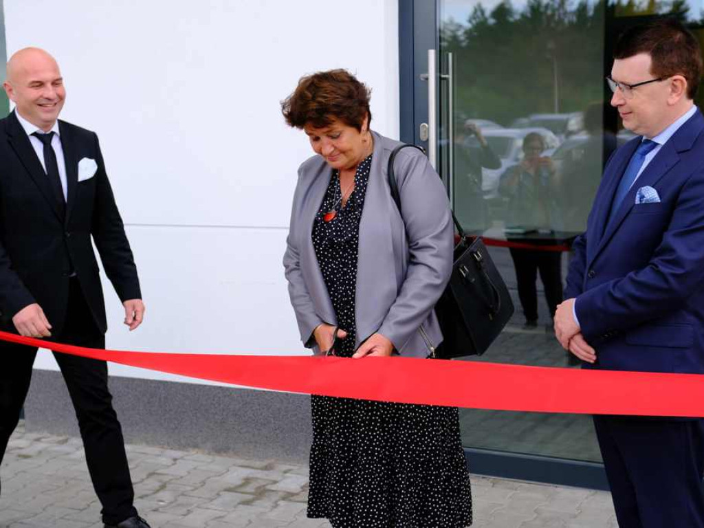 Otwarcie nowej hali firmy Elkom Trade