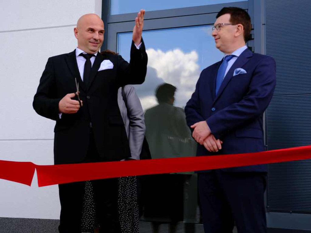 Otwarcie nowej hali firmy Elkom Trade