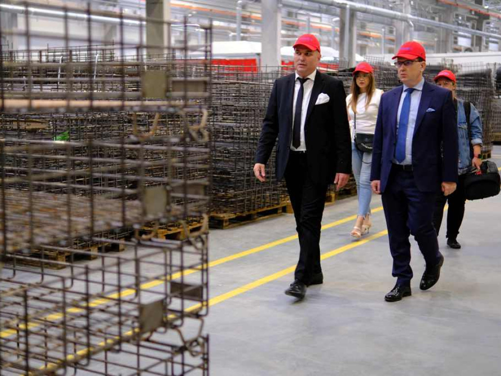 Otwarcie nowej hali firmy Elkom Trade