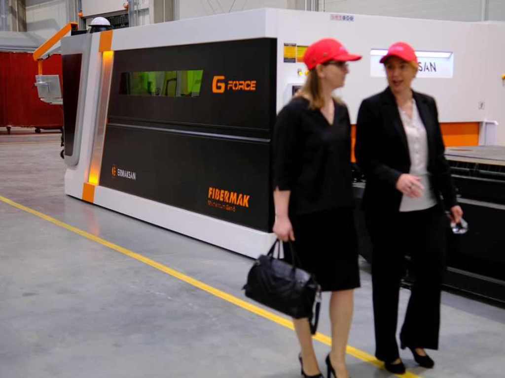 Otwarcie nowej hali firmy Elkom Trade