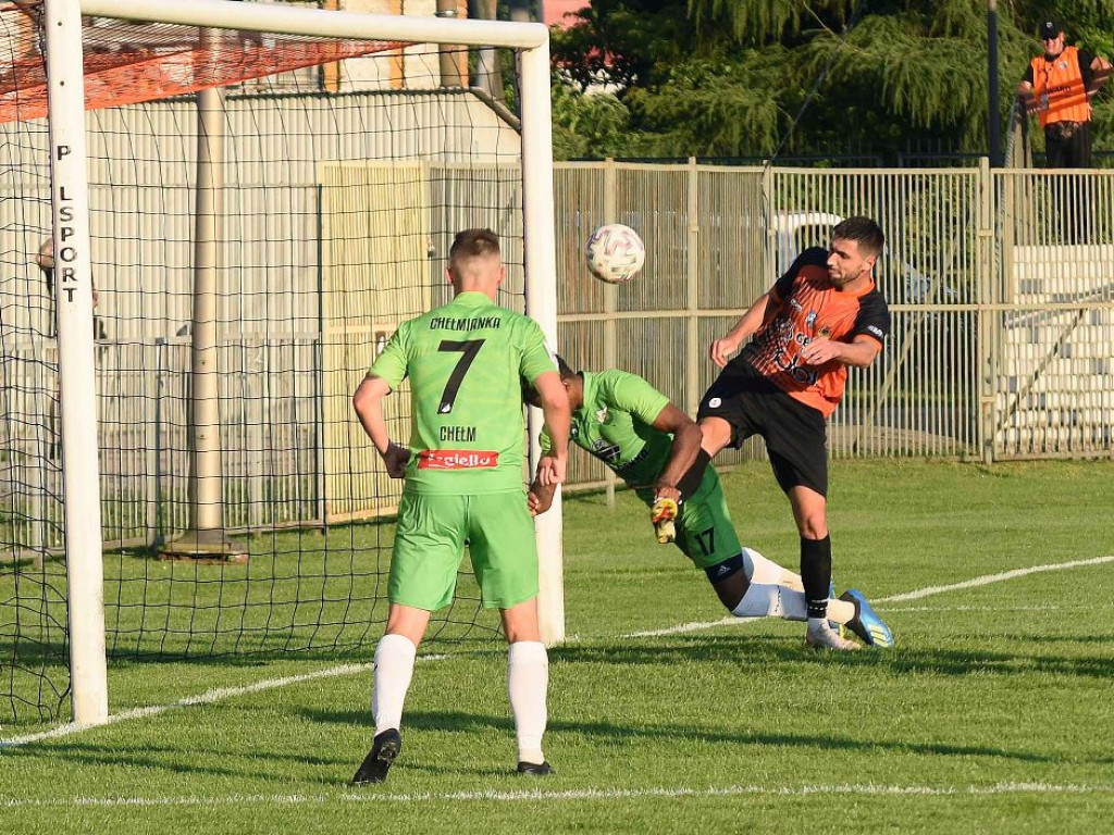 III liga piłkarska. Grupa IV. *KP KSZO 1929 Ostrowiec Świętokrzyski - Chełmianka Chełm 1:1