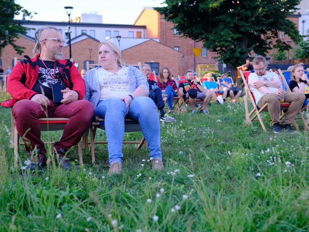 Kino plenerowe. Film niemy 