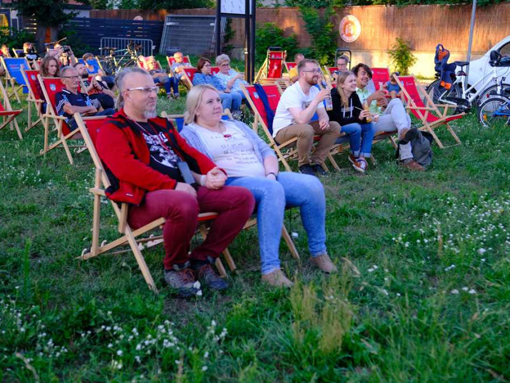 Kino plenerowe. Film niemy 