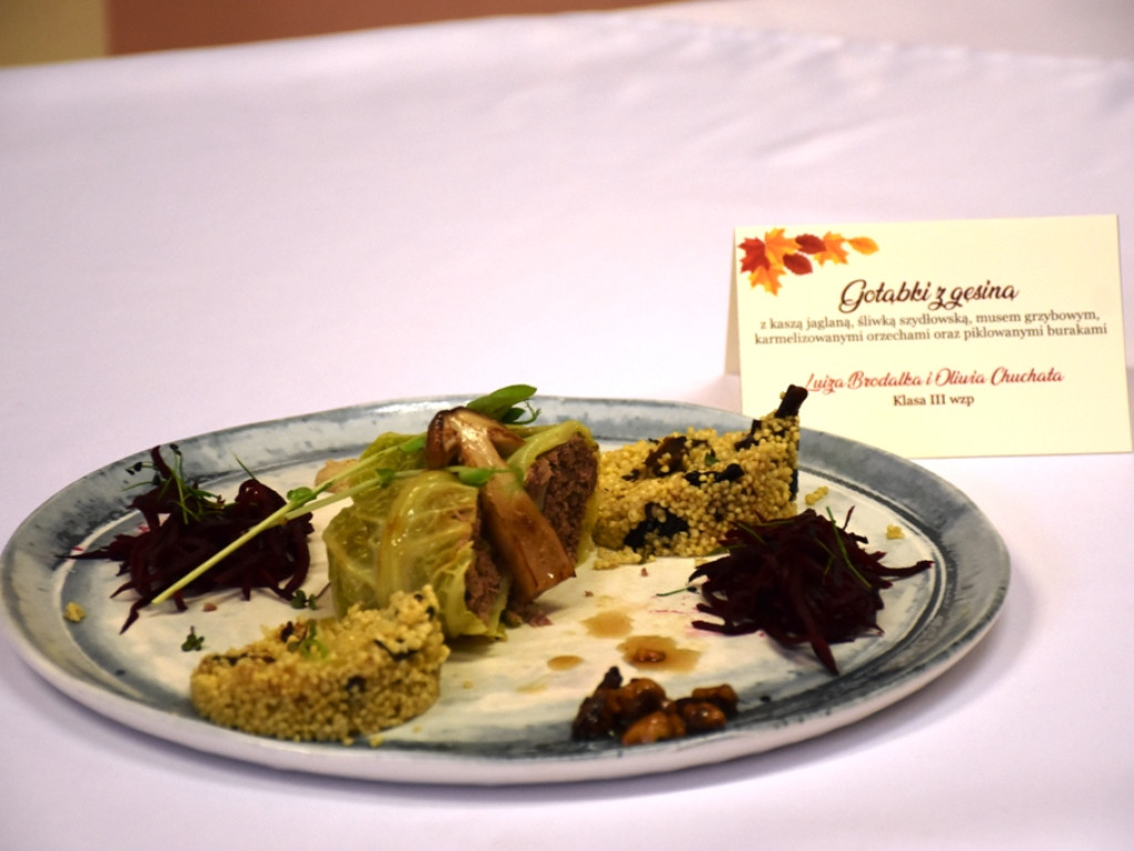Karol Okrasa i Dzień Gastronoma w ostrowieckim Zespole Szkół nr 1