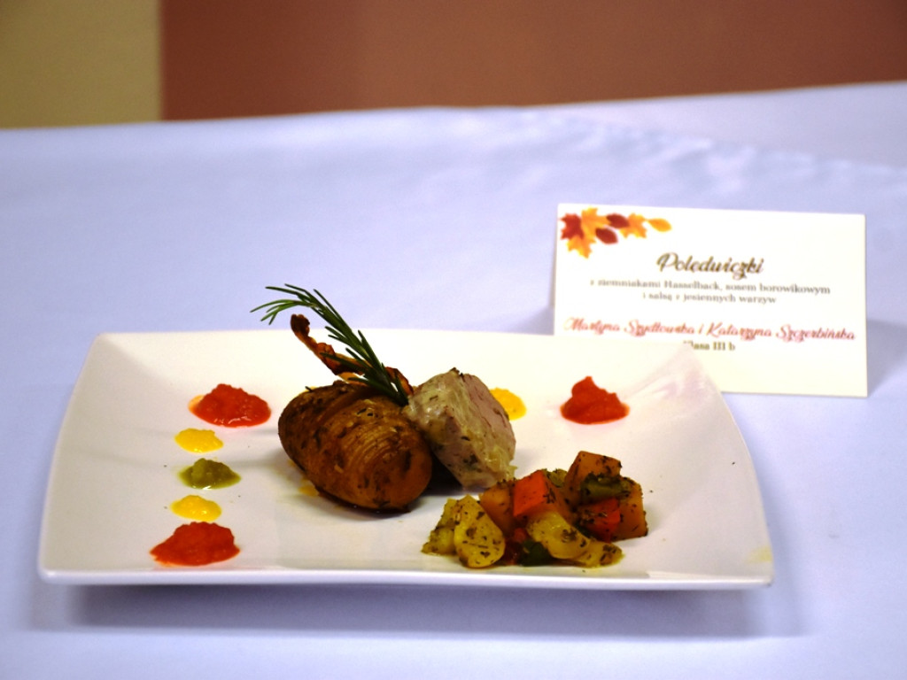 Karol Okrasa i Dzień Gastronoma w ostrowieckim Zespole Szkół nr 1