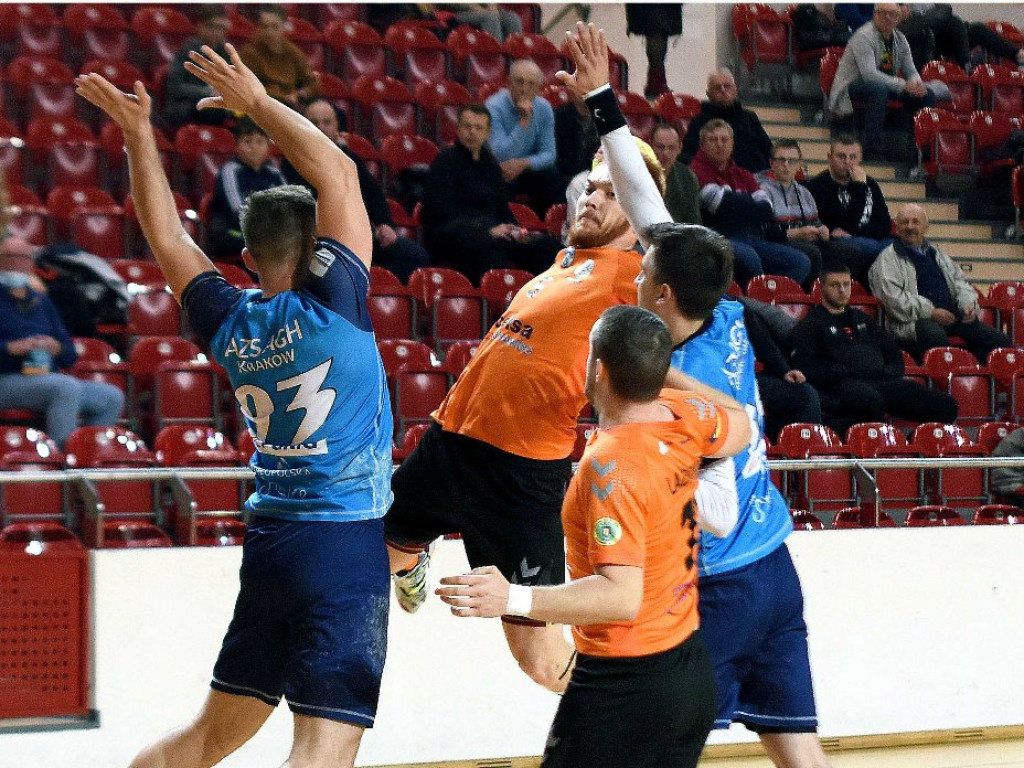 I liga piłki ręcznej mężczyzn. Grupa D. *KSZO Ostrowiec Świętokrzyski - AZS AGH Kraków 33:31