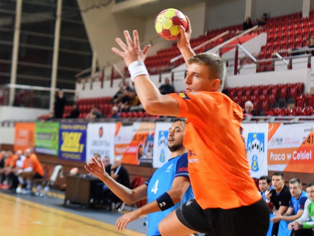 I liga piłki ręcznej mężczyzn. Grupa D. *KSZO Ostrowiec Świętokrzyski - AZS AGH Kraków 33:31