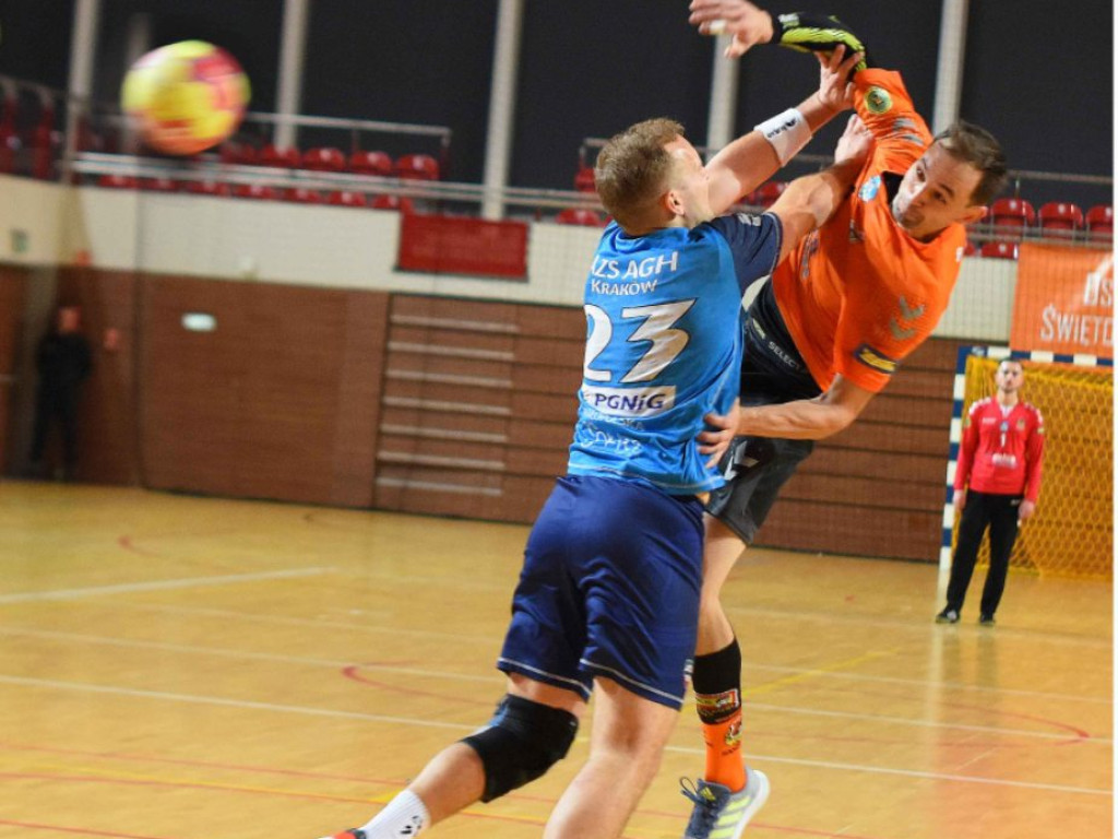 I liga piłki ręcznej mężczyzn. Grupa D. *KSZO Ostrowiec Świętokrzyski - AZS AGH Kraków 33:31