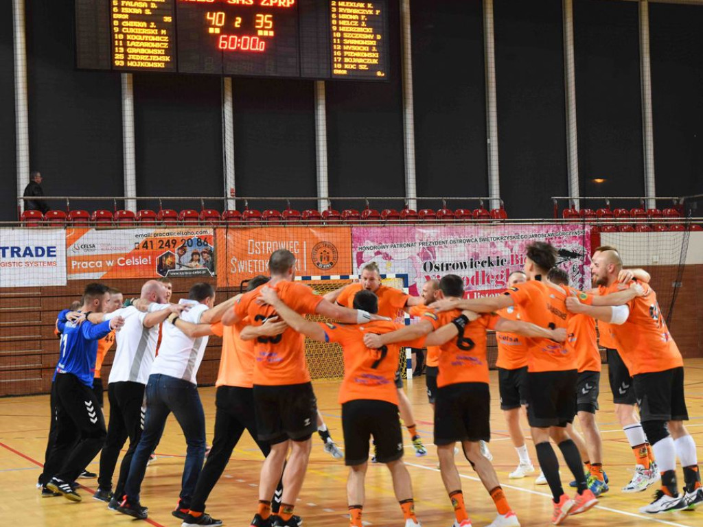 I liga piłki ręcznej. Grupa D. *KSZO Ostrowiec Świętokrzyski - SMS II ZPRP Kielce 40:35
