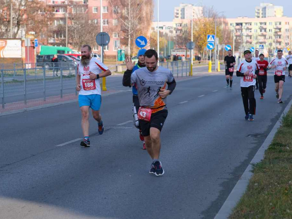 Z trasy Ostrowieckich Biegów Niepodległości 2021