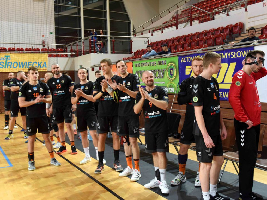 I liga piłki ręcznej mężczyzn. Grupa D. *KSZO Ostrowiec Świętokrzyski - Viret CMC Zawiercie 35:29