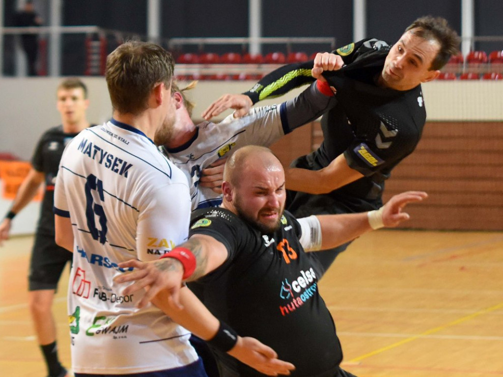 I liga piłki ręcznej mężczyzn. Grupa D. *KSZO Ostrowiec Świętokrzyski - Viret CMC Zawiercie 35:29