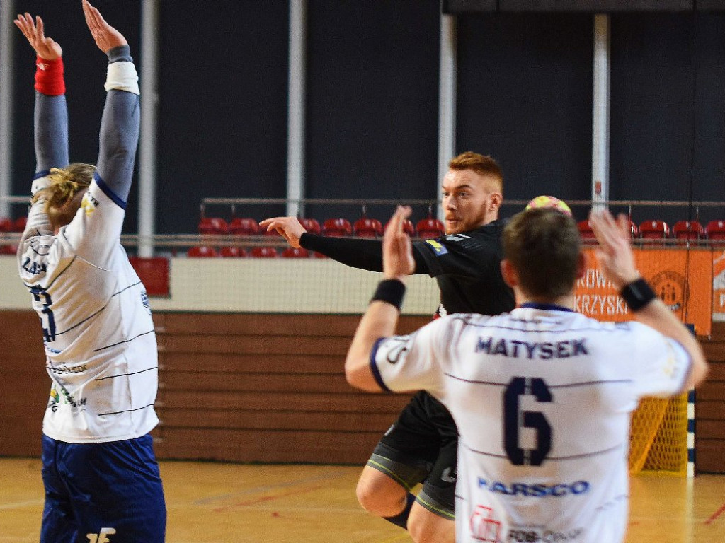 I liga piłki ręcznej mężczyzn. Grupa D. *KSZO Ostrowiec Świętokrzyski - Viret CMC Zawiercie 35:29