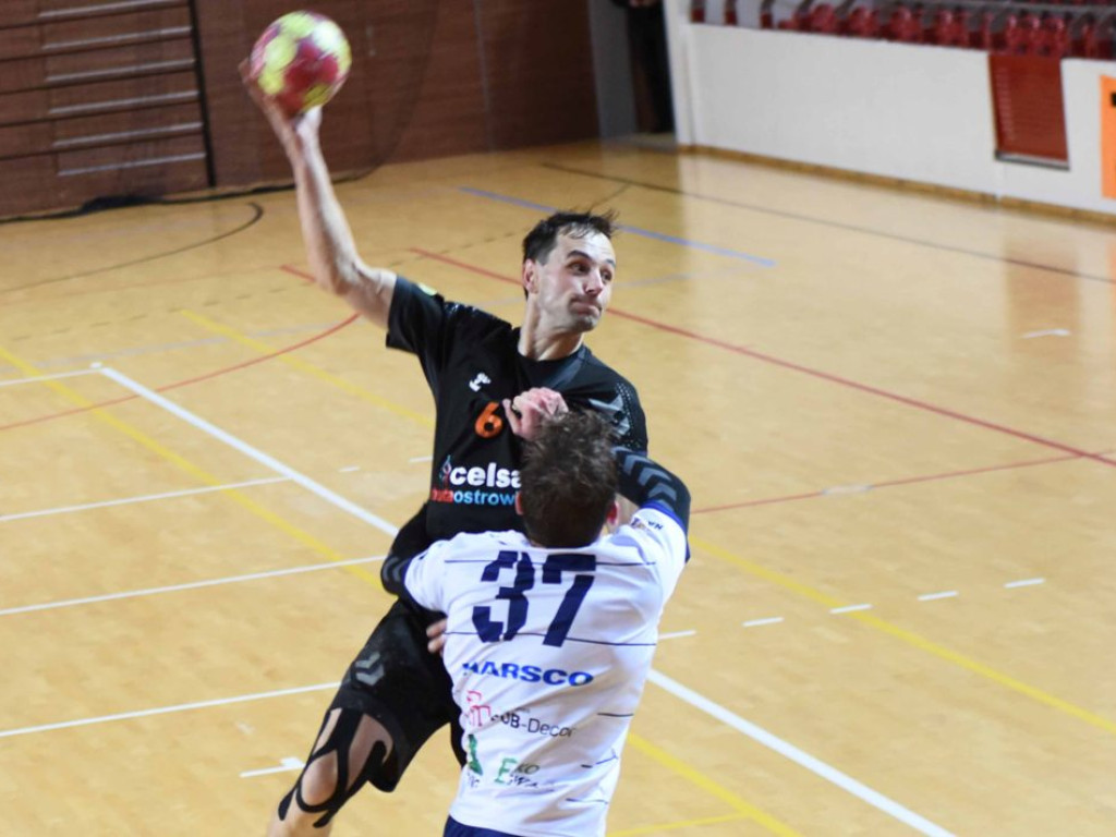 I liga piłki ręcznej mężczyzn. Grupa D. *KSZO Ostrowiec Świętokrzyski - Viret CMC Zawiercie 35:29