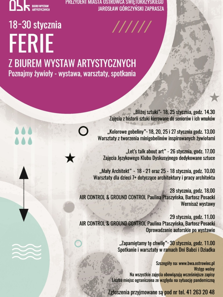 Ferie zimowe w Ostrowieckim Browarze Kultury