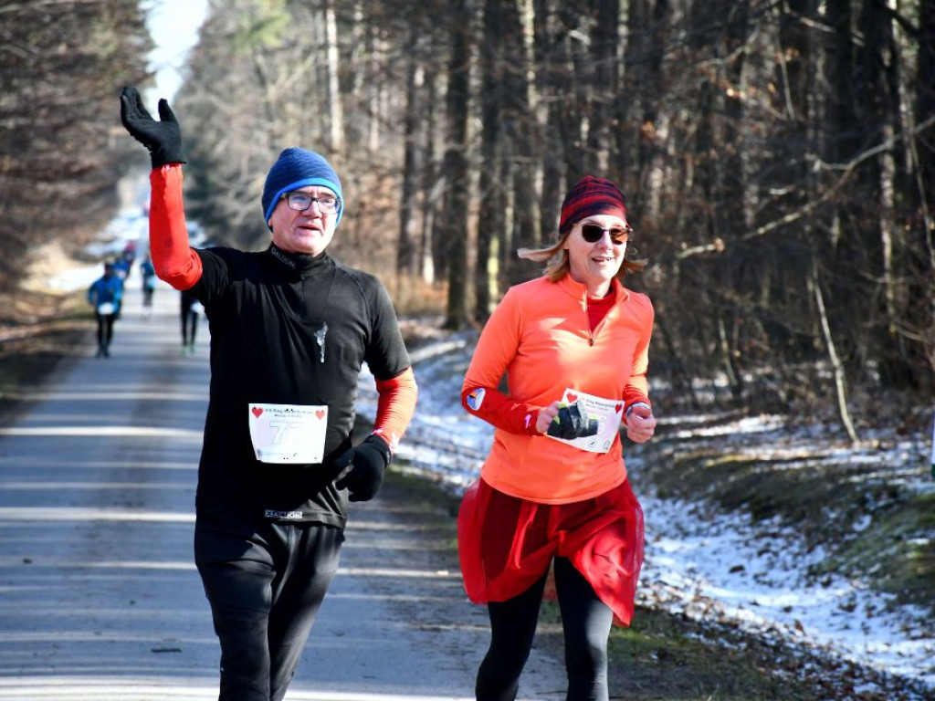 Sportowe walentynki w Nadleśnictwie Marcule (zdjęcia, wideo)