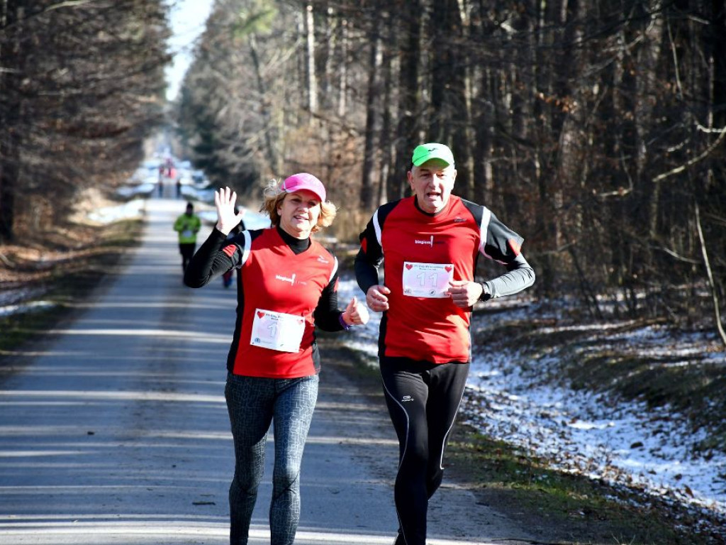 Sportowe walentynki w Nadleśnictwie Marcule (zdjęcia, wideo)