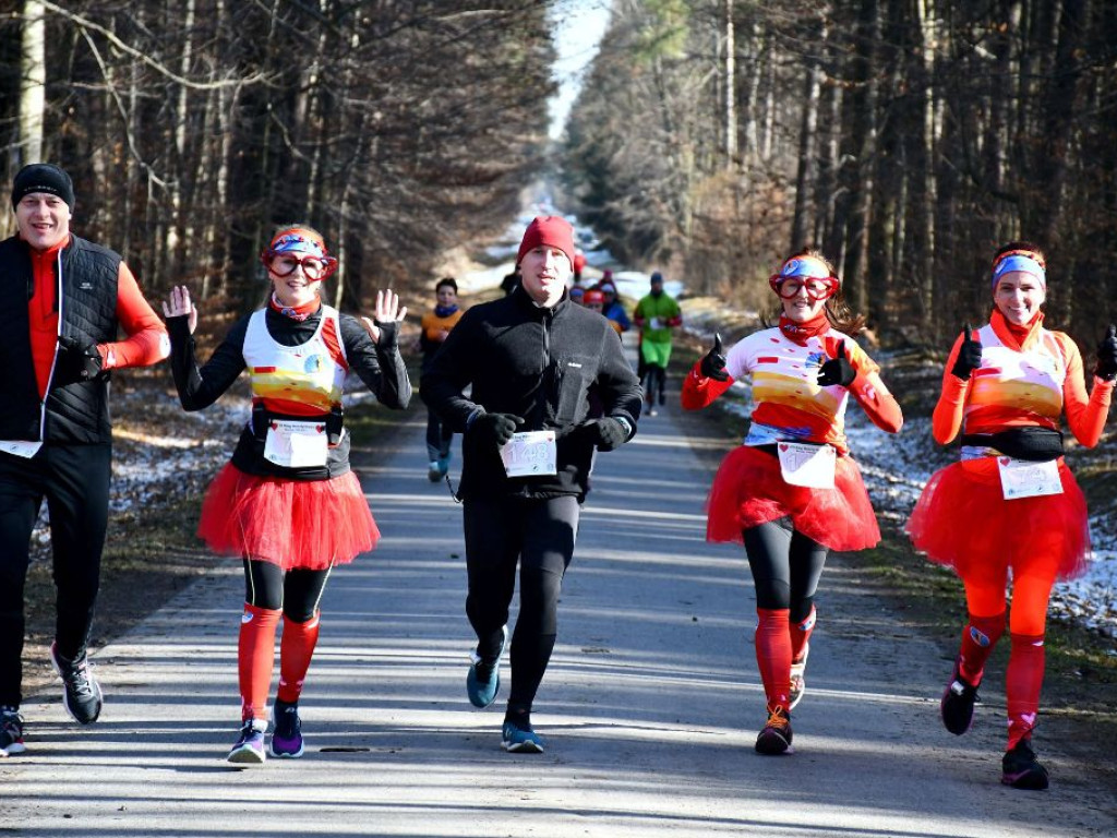 Sportowe walentynki w Nadleśnictwie Marcule (zdjęcia, wideo)