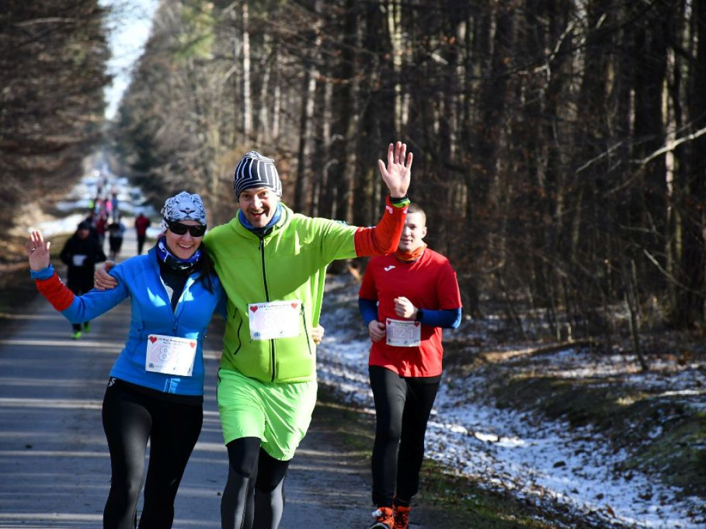 Sportowe walentynki w Nadleśnictwie Marcule (zdjęcia, wideo)