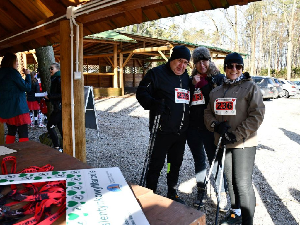 Sportowe walentynki w Nadleśnictwie Marcule (zdjęcia, wideo)