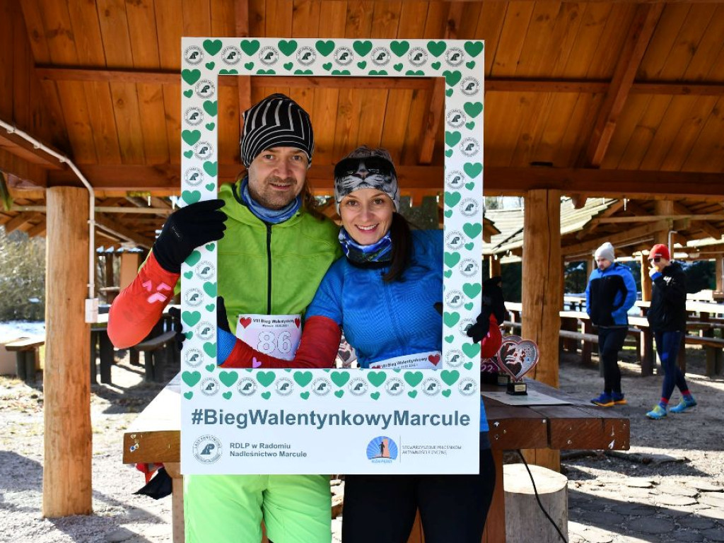 Sportowe walentynki w Nadleśnictwie Marcule (zdjęcia, wideo)
