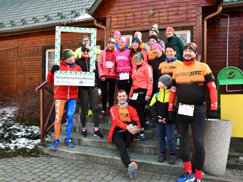 Sportowe walentynki w Nadleśnictwie Marcule (zdjęcia, wideo)