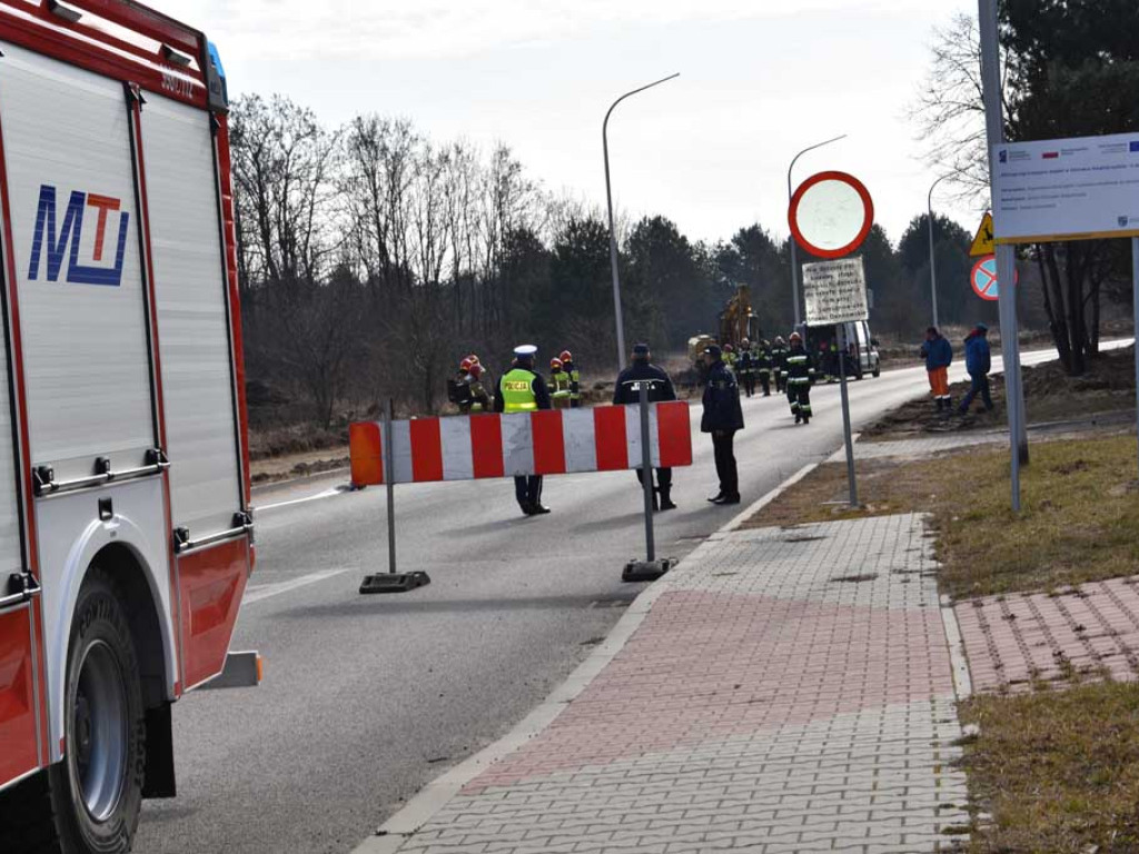 Uszkodzony gazociąg. Ewakuacja szkoły (zdjęcia)